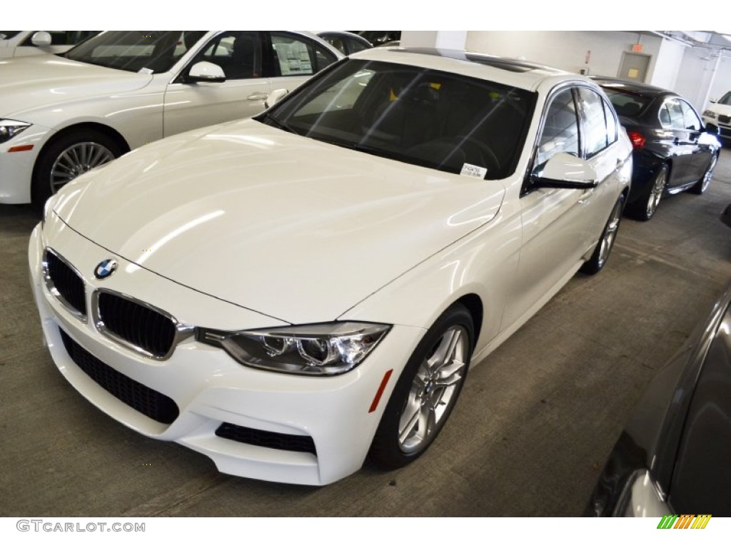 2013 3 Series 328i Sedan - Alpine White / Black photo #9