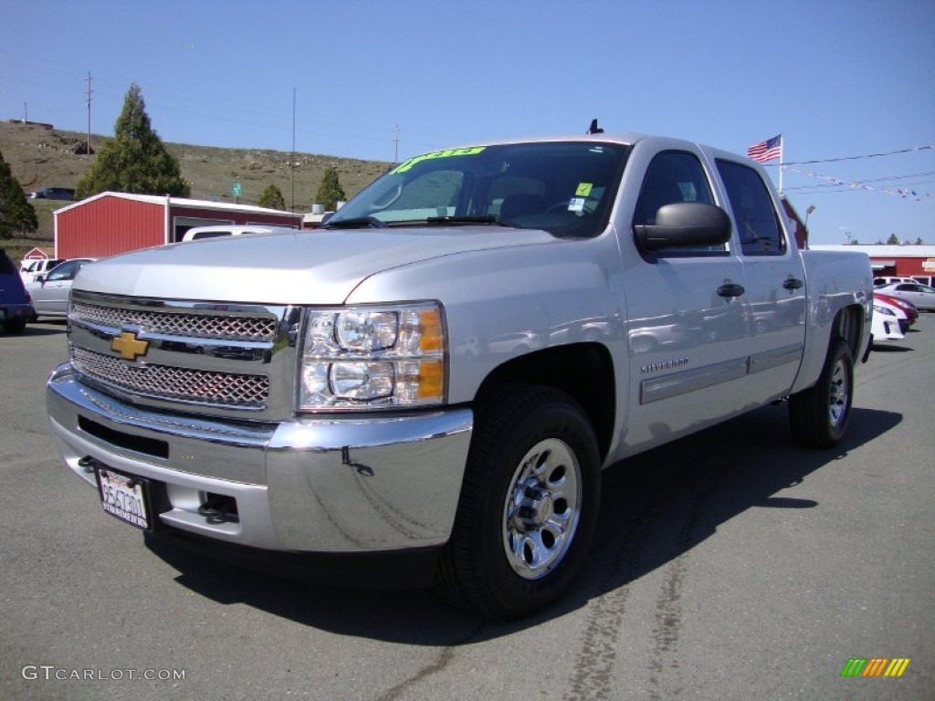 Silver Ice Metallic 2012 Chevrolet Silverado 1500 LT Crew Cab 4x4 Exterior Photo #78817426