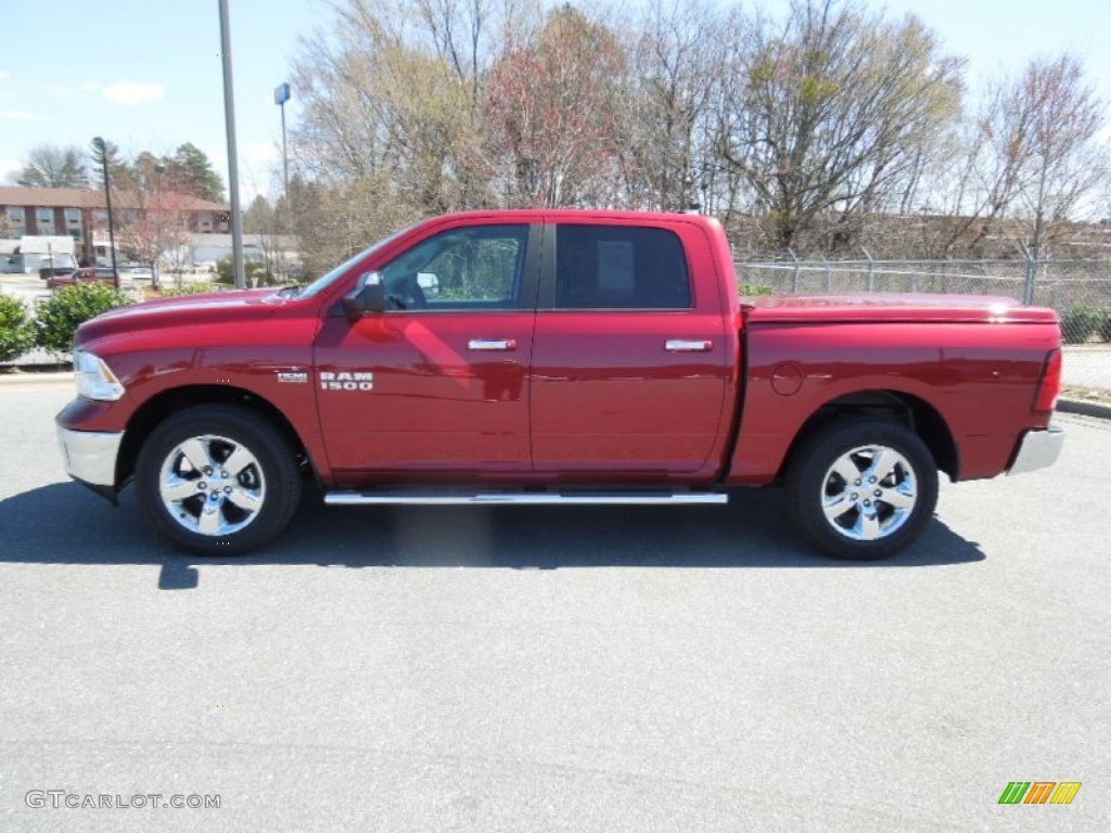 Deep Cherry Red Pearl 2013 Ram 1500 Big Horn Crew Cab 4x4 Exterior Photo #78817427