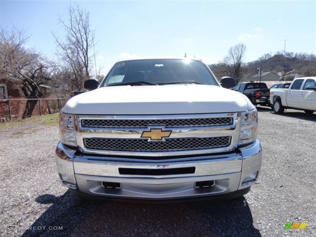 2013 Silverado 1500 LT Crew Cab 4x4 - Summit White / Ebony photo #2