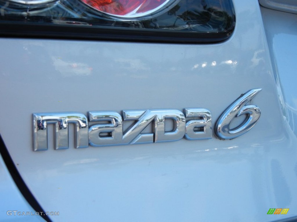 2007 MAZDA6 i Touring Sedan - Glacier Silver Metallic / Black photo #9