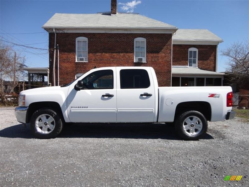 2013 Silverado 1500 LT Crew Cab 4x4 - Summit White / Ebony photo #4