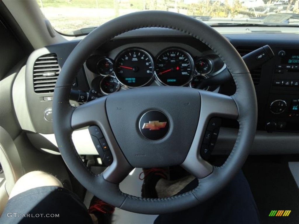 2013 Silverado 1500 LT Crew Cab 4x4 - Blue Granite Metallic / Light Titanium/Dark Titanium photo #12