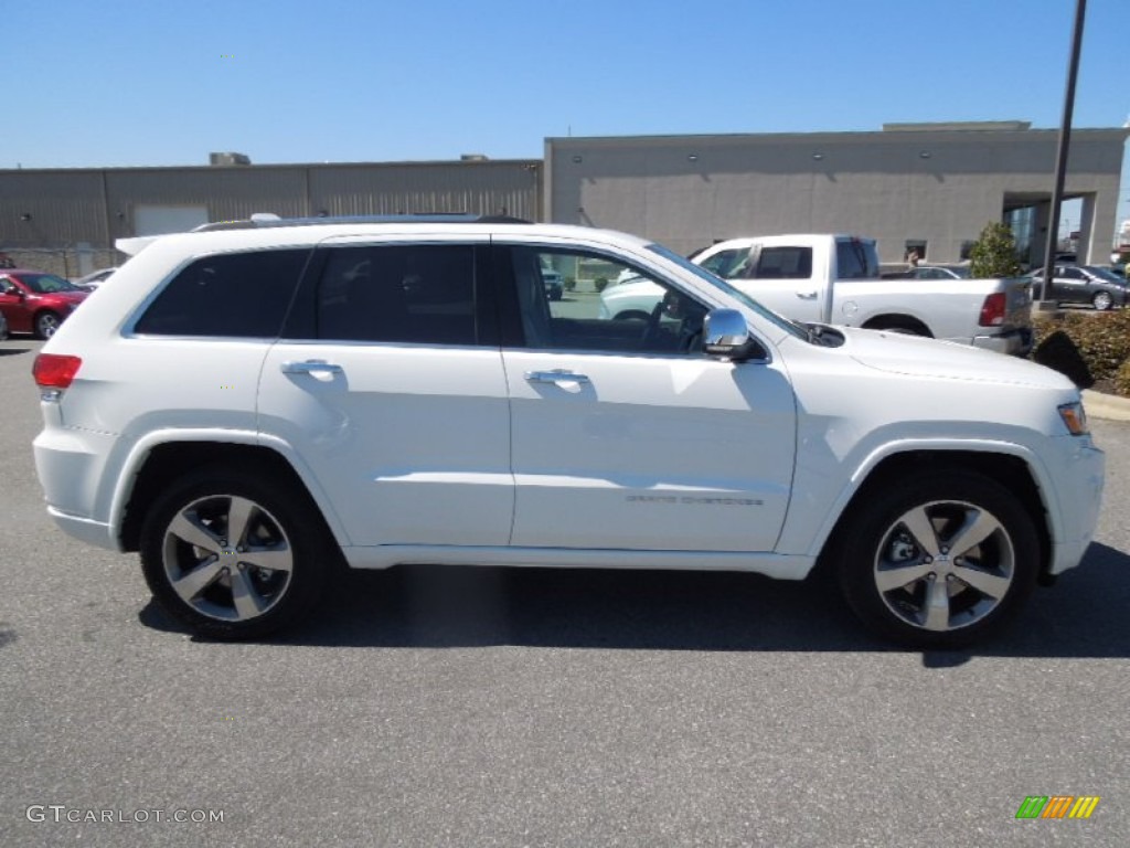 Bright White 2014 Jeep Grand Cherokee Overland 4x4 Exterior Photo #78817980