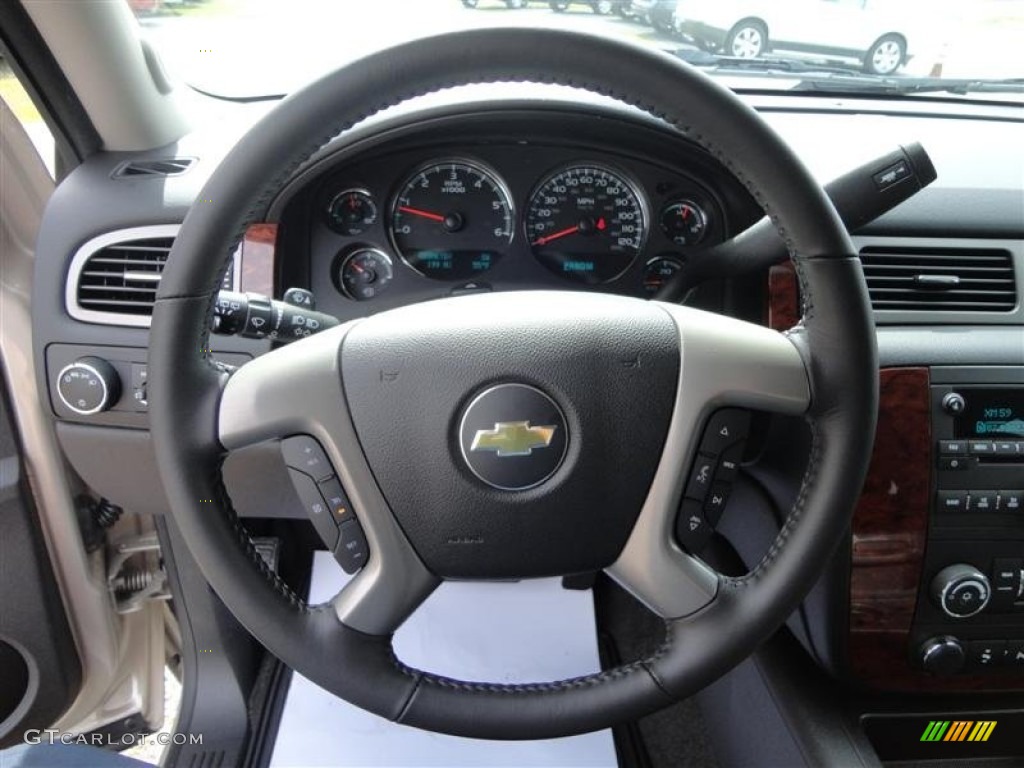 2013 Chevrolet Tahoe LS 4x4 Ebony Steering Wheel Photo #78818751
