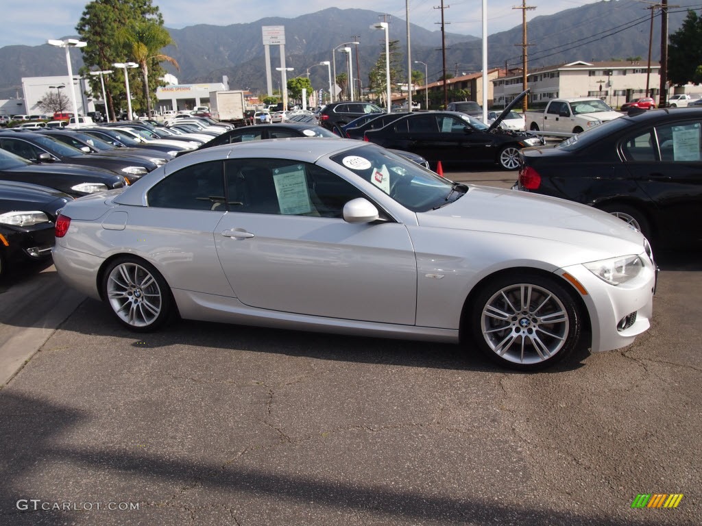 2011 3 Series 335i Convertible - Titanium Silver Metallic / Black photo #3