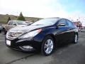 2011 Midnight Black Hyundai Sonata Limited  photo #3