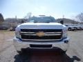 2013 Summit White Chevrolet Silverado 3500HD WT Regular Cab Dually Chassis  photo #2