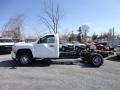 2013 Summit White Chevrolet Silverado 3500HD WT Regular Cab Dually Chassis  photo #3