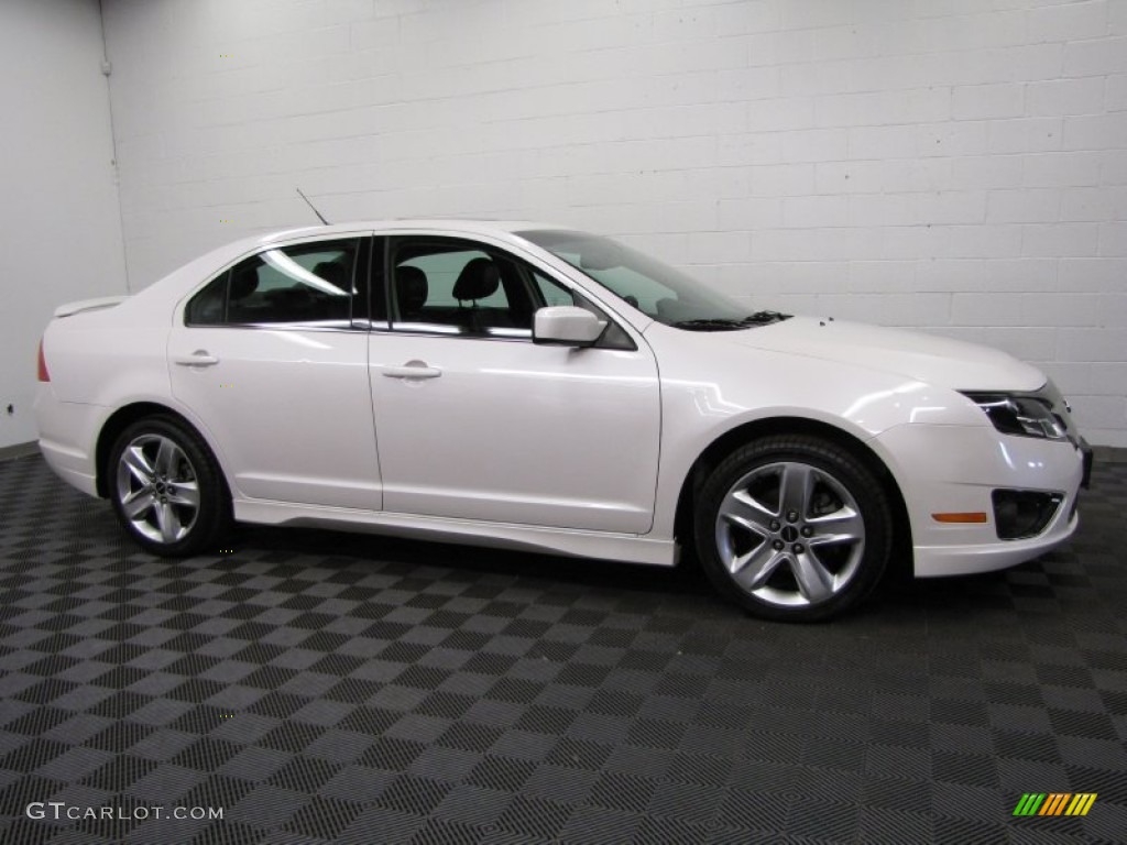 White Platinum Tri-Coat 2011 Ford Fusion Sport Exterior Photo #78819853