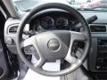 Ebony 2013 Chevrolet Silverado 2500HD LTZ Crew Cab 4x4 Steering Wheel