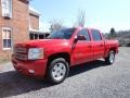 2013 Victory Red Chevrolet Silverado 1500 LT Crew Cab 4x4  photo #3