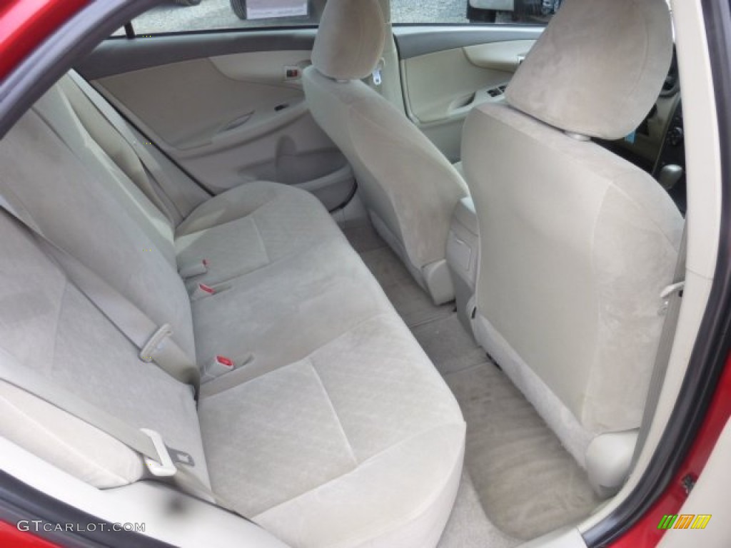 2009 Toyota Corolla LE Rear Seat Photo #78820208