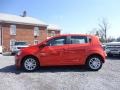 2013 Inferno Orange Metallic Chevrolet Sonic LT Hatch  photo #4