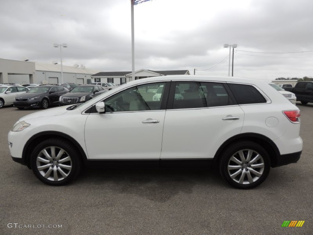 Crystal White Pearl Mica 2008 Mazda CX-9 Grand Touring Exterior Photo #78820691