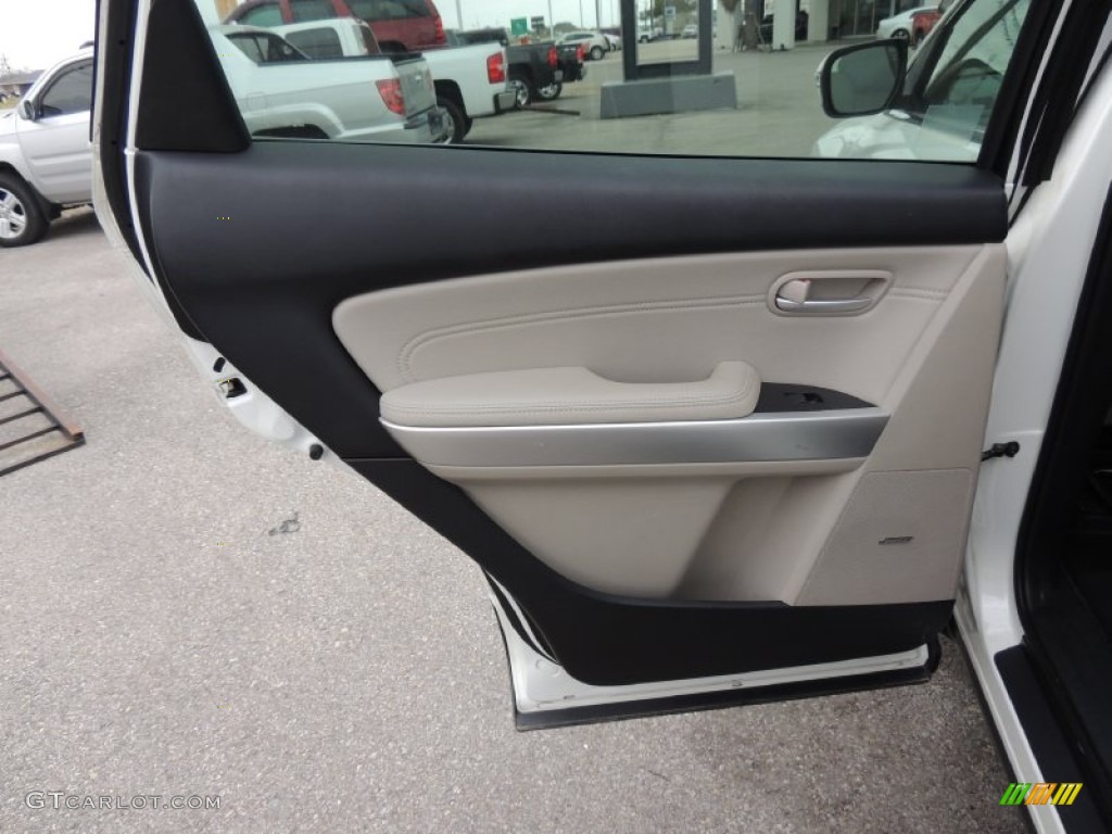 2008 Mazda CX-9 Grand Touring Sand Door Panel Photo #78820823