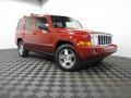 Inferno Red Crystal Pearl 2009 Jeep Commander Sport 4x4