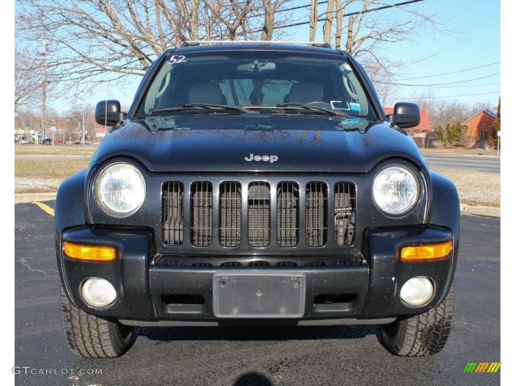 Black Clearcoat 2003 Jeep Liberty Limited 4x4 Exterior Photo #78822968