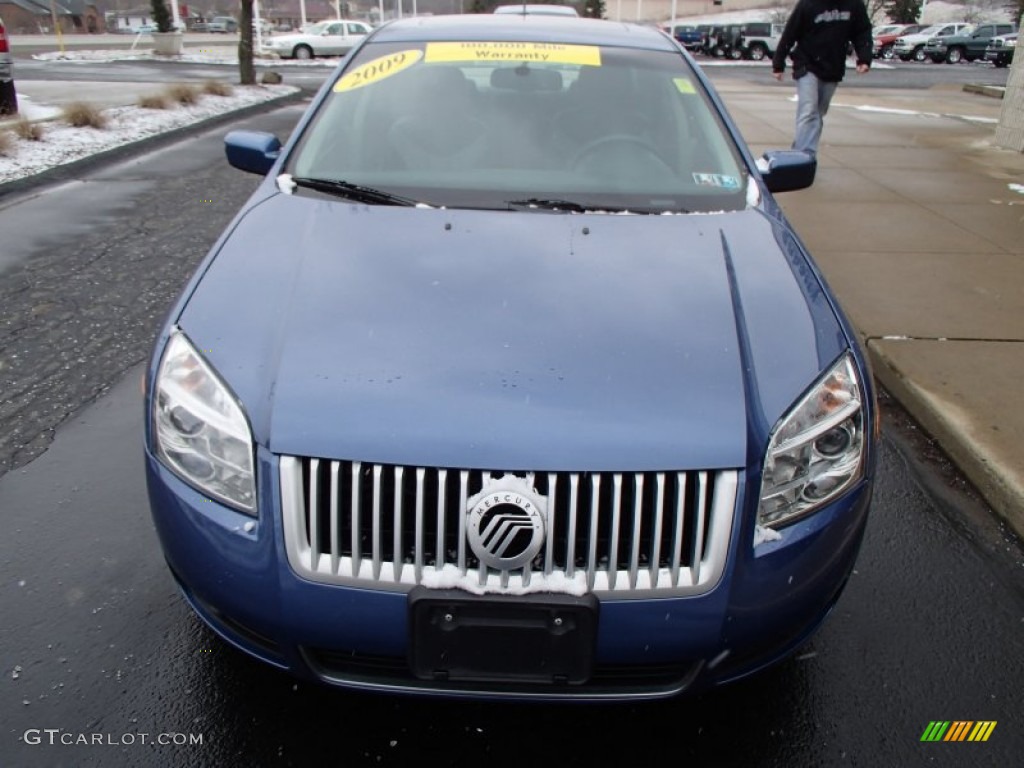 2009 Milan V6 Premier - Sport Blue Metallic / Dark Charcoal/Medium Light Stone photo #3