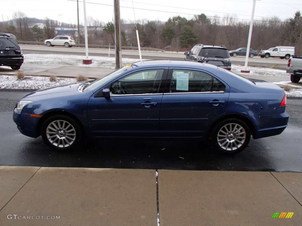 2009 Milan V6 Premier - Sport Blue Metallic / Dark Charcoal/Medium Light Stone photo #5