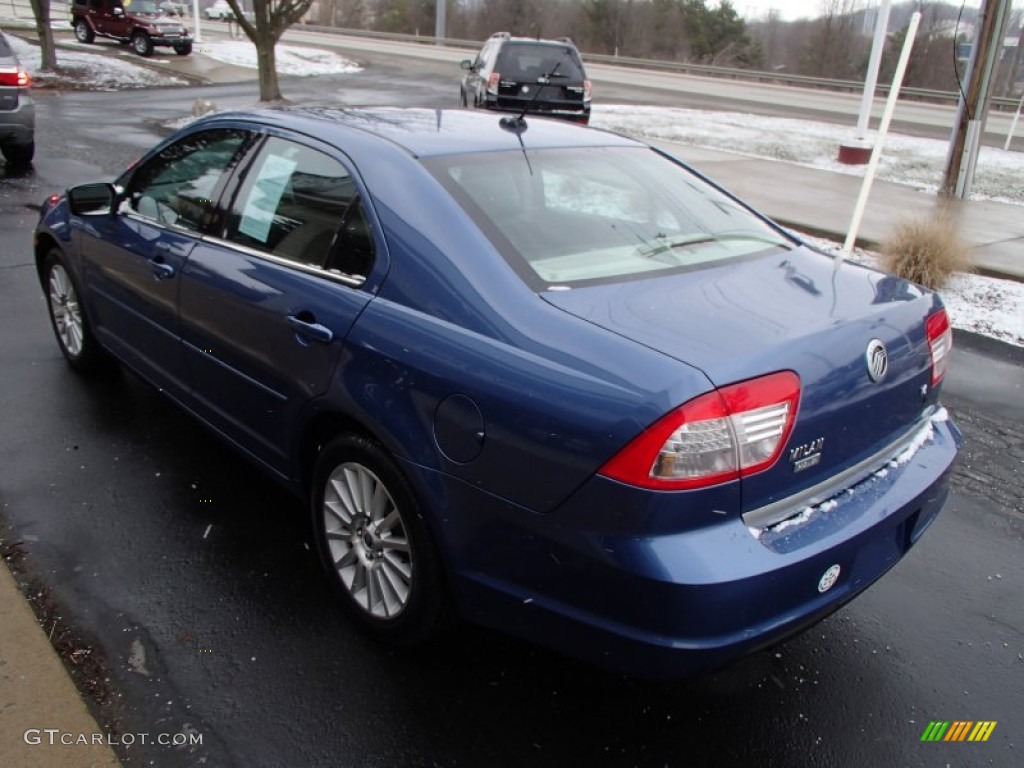 2009 Milan V6 Premier - Sport Blue Metallic / Dark Charcoal/Medium Light Stone photo #6