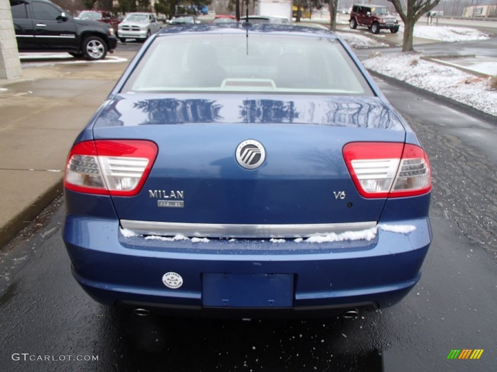 2009 Milan V6 Premier - Sport Blue Metallic / Dark Charcoal/Medium Light Stone photo #7