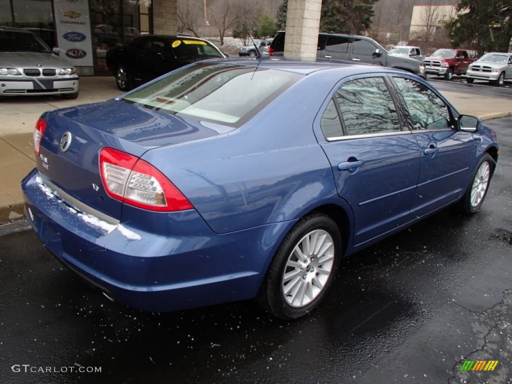 2009 Milan V6 Premier - Sport Blue Metallic / Dark Charcoal/Medium Light Stone photo #8