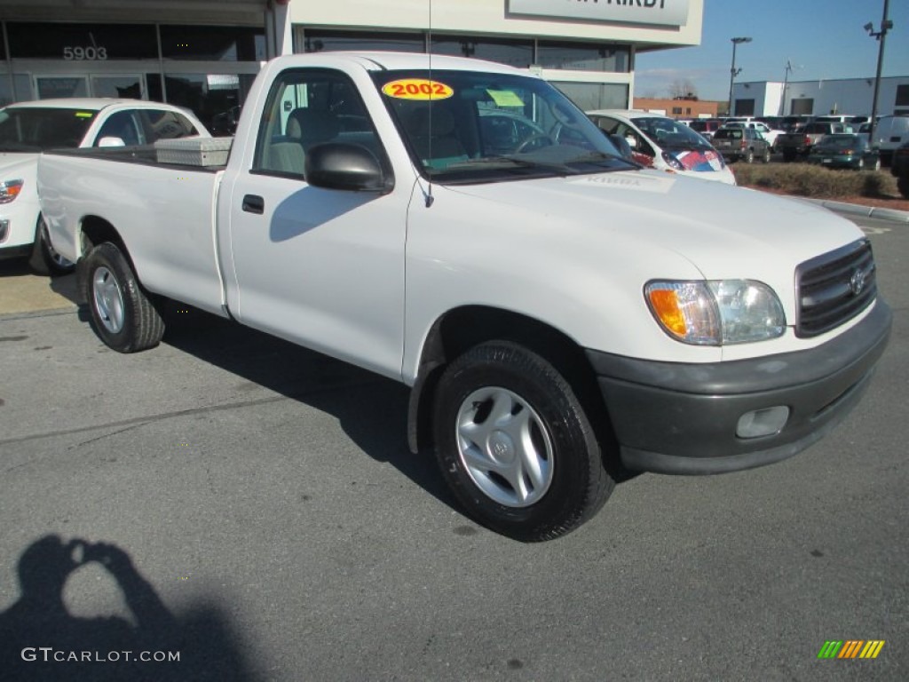 2002 Tundra Regular Cab - Natural White / Oak photo #1