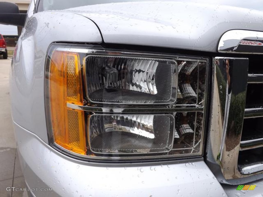 2013 Sierra 1500 SLE Extended Cab - Quicksilver Metallic / Ebony photo #13