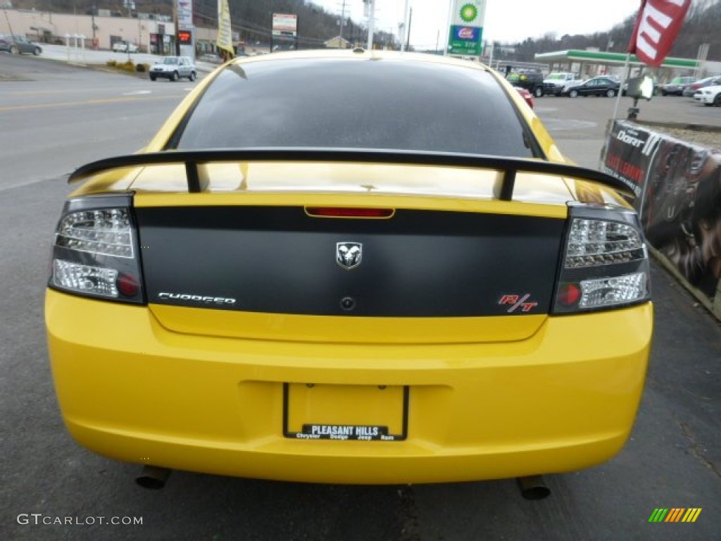 2006 Charger R/T Daytona - Top Banana Yellow / Dark Slate Gray/Light Graystone photo #4