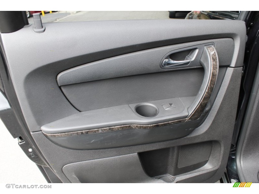 2011 GMC Acadia Denali AWD Ebony Door Panel Photo #78826514