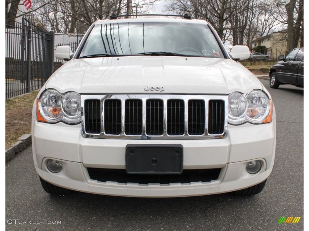 2008 Grand Cherokee Limited 4x4 - Stone White / Dark Slate Gray/Light Graystone photo #2