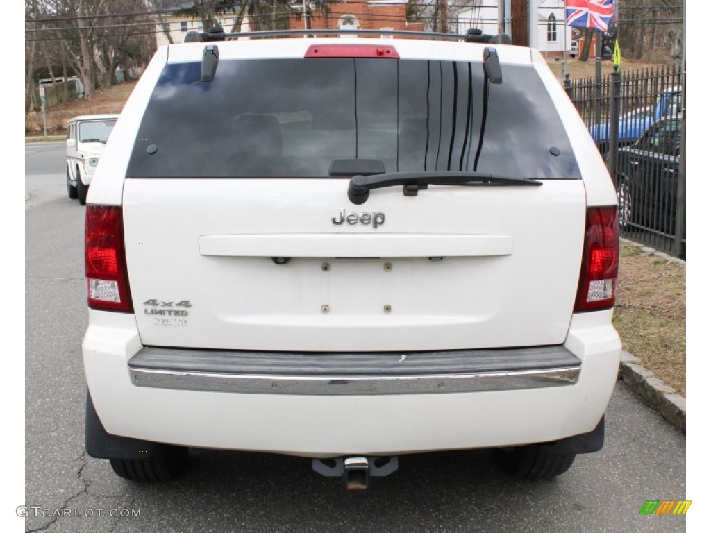 2008 Grand Cherokee Limited 4x4 - Stone White / Dark Slate Gray/Light Graystone photo #5