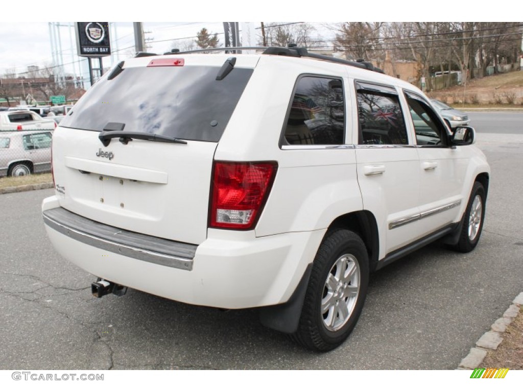 2008 Grand Cherokee Limited 4x4 - Stone White / Dark Slate Gray/Light Graystone photo #6