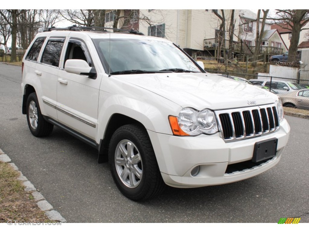 2008 Grand Cherokee Limited 4x4 - Stone White / Dark Slate Gray/Light Graystone photo #7