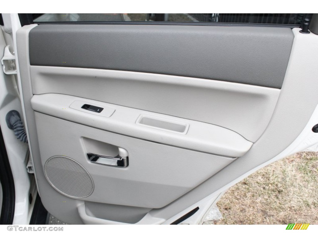 2008 Grand Cherokee Limited 4x4 - Stone White / Dark Slate Gray/Light Graystone photo #12