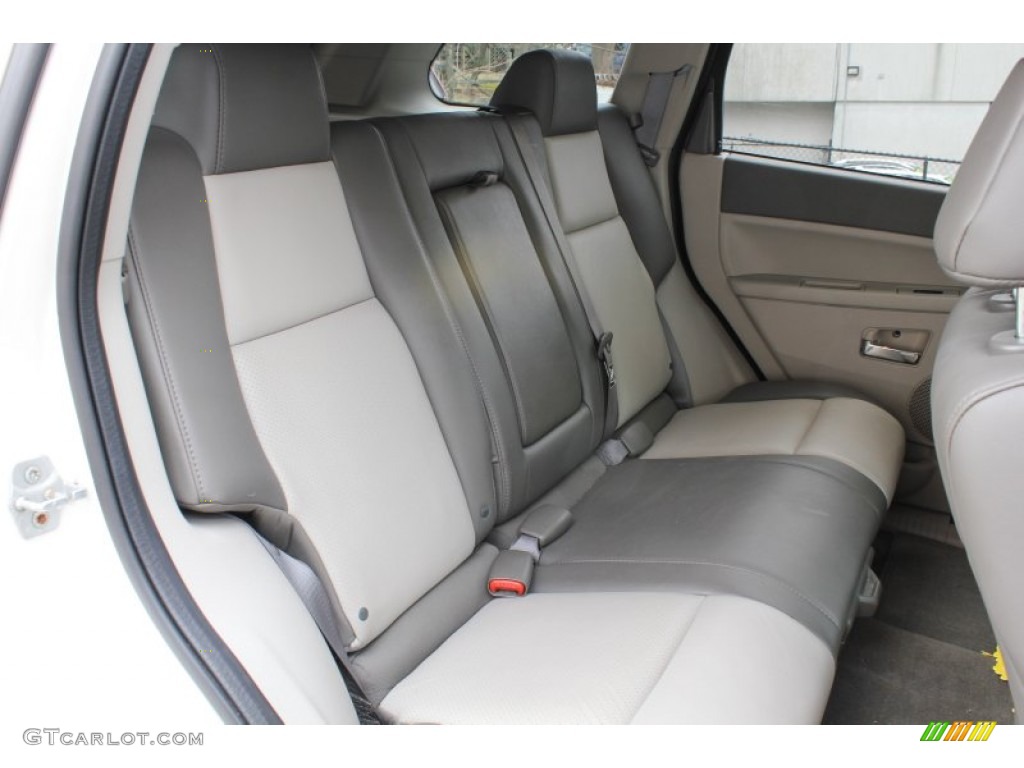 2008 Grand Cherokee Limited 4x4 - Stone White / Dark Slate Gray/Light Graystone photo #13