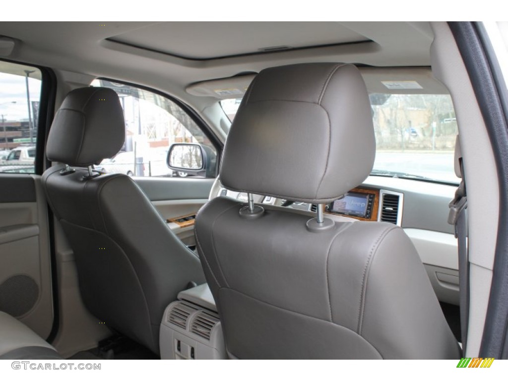 2008 Grand Cherokee Limited 4x4 - Stone White / Dark Slate Gray/Light Graystone photo #14