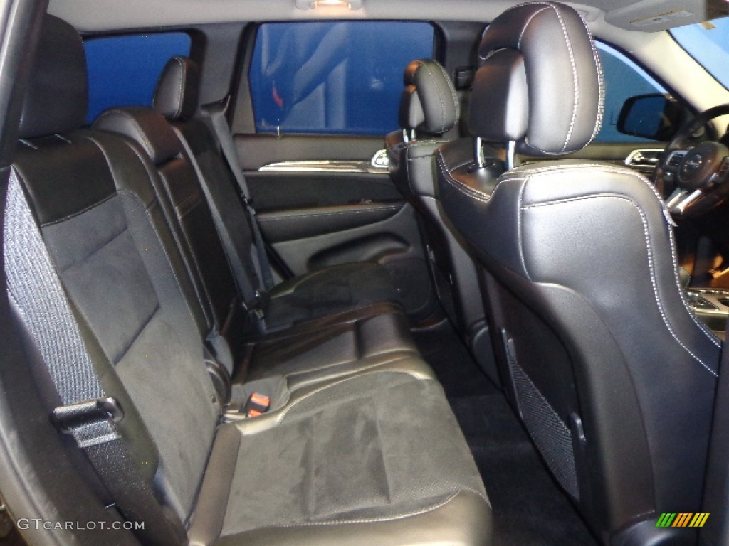 2012 Jeep Grand Cherokee SRT8 4x4 Rear Seat Photo #78827132