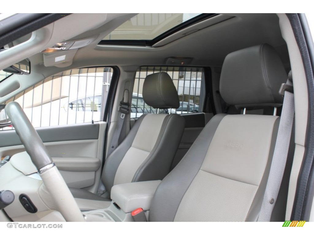 2008 Grand Cherokee Limited 4x4 - Stone White / Dark Slate Gray/Light Graystone photo #20