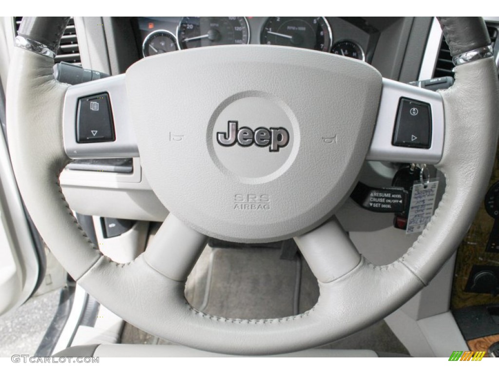 2008 Grand Cherokee Limited 4x4 - Stone White / Dark Slate Gray/Light Graystone photo #27