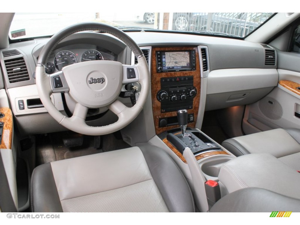 2008 Grand Cherokee Limited 4x4 - Stone White / Dark Slate Gray/Light Graystone photo #28