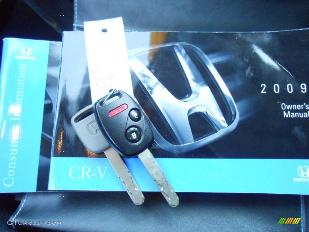 2009 CR-V EX 4WD - Urban Titanium Metallic / Black photo #22