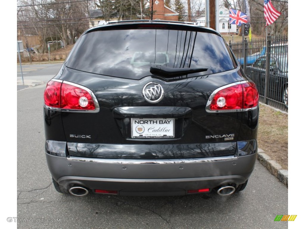 2010 Enclave CXL AWD - Carbon Black Metallic / Ebony/Ebony photo #5