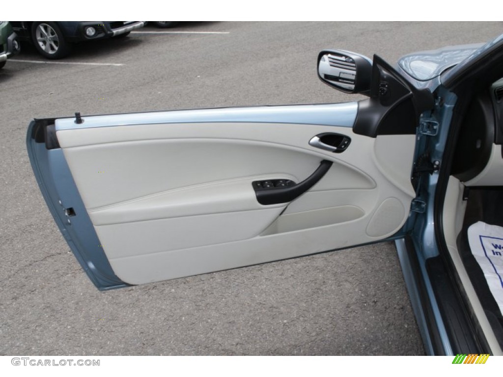 2008 Saab 9-3 2.0T Convertible Parchment Door Panel Photo #78827615