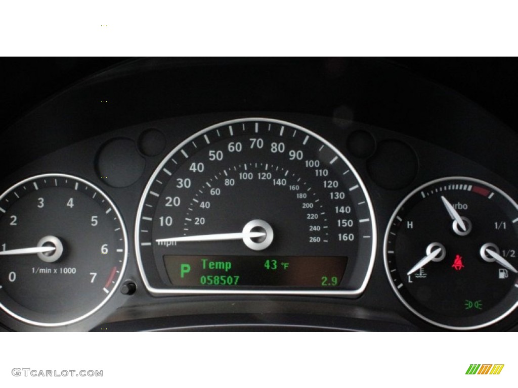 2008 Saab 9-3 2.0T Convertible Gauges Photo #78827701