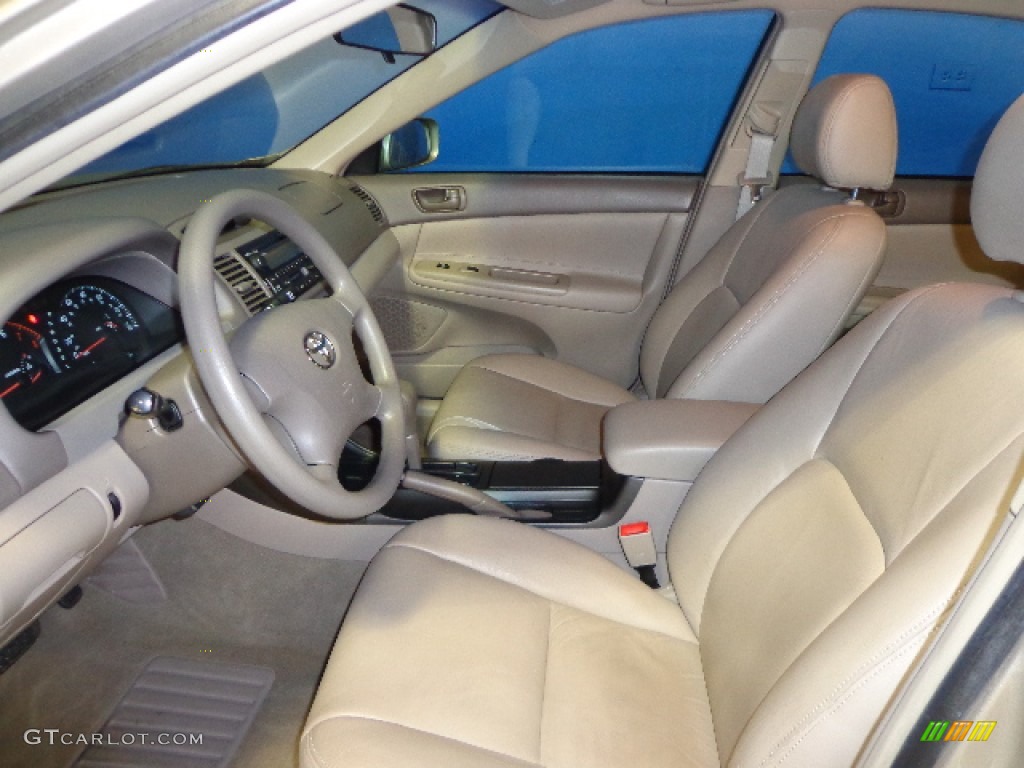 2003 Camry LE V6 - Desert Sand Mica / Taupe photo #12