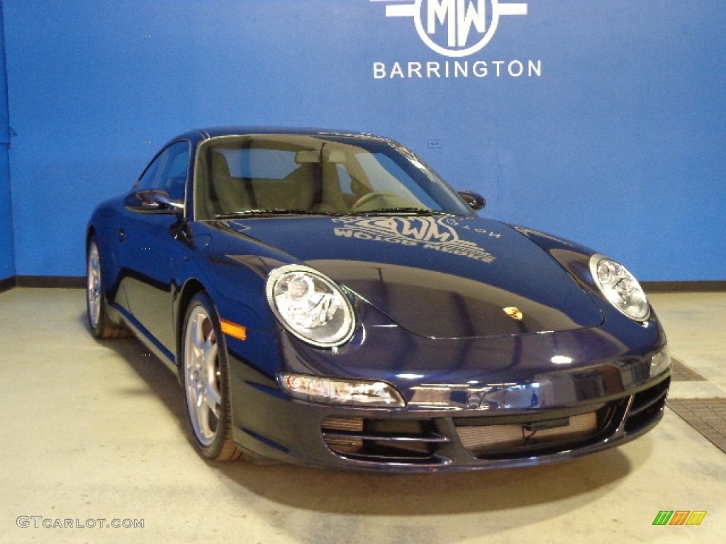 2007 911 Carrera S Coupe - Midnight Blue Metallic / Black photo #1