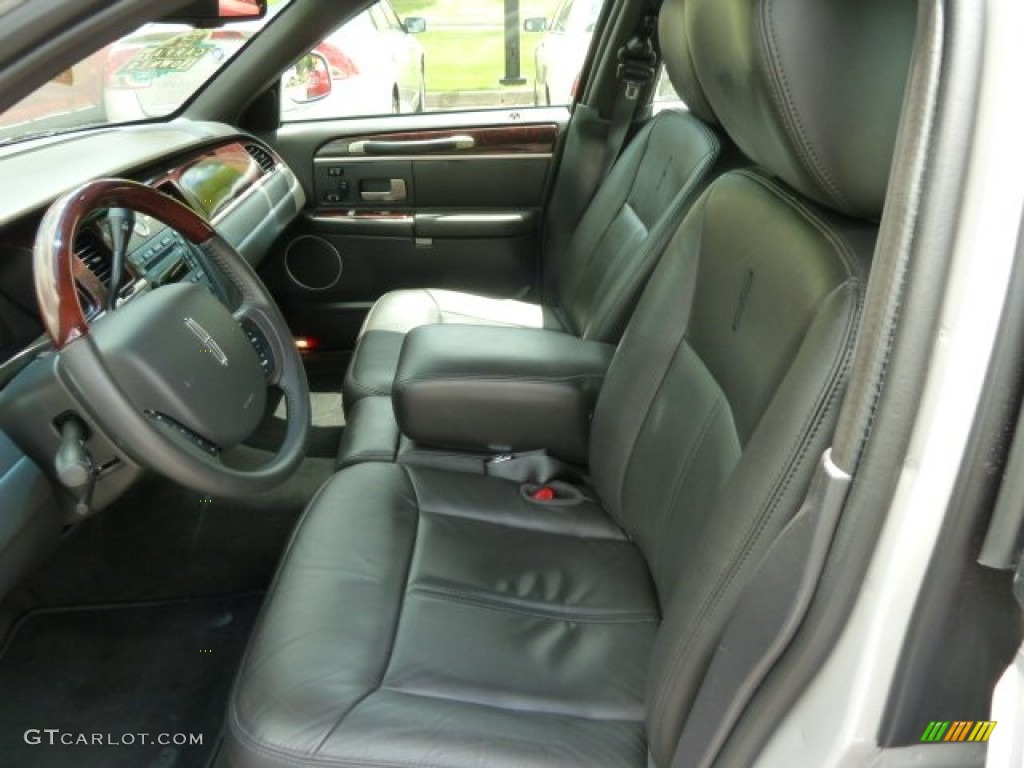 Black Interior 2011 Lincoln Town Car Signature Limited Photo #78830059