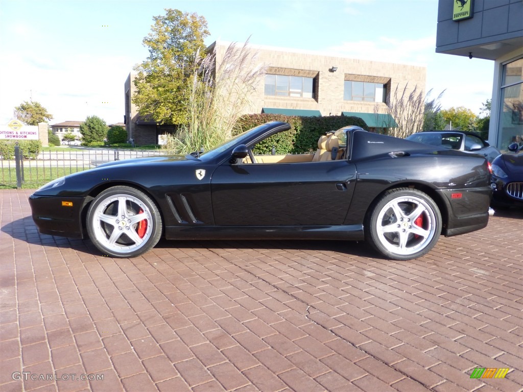 Nero Daytona (Black Metallic) 2005 Ferrari 575 Superamerica Roadster F1 Exterior Photo #78830363